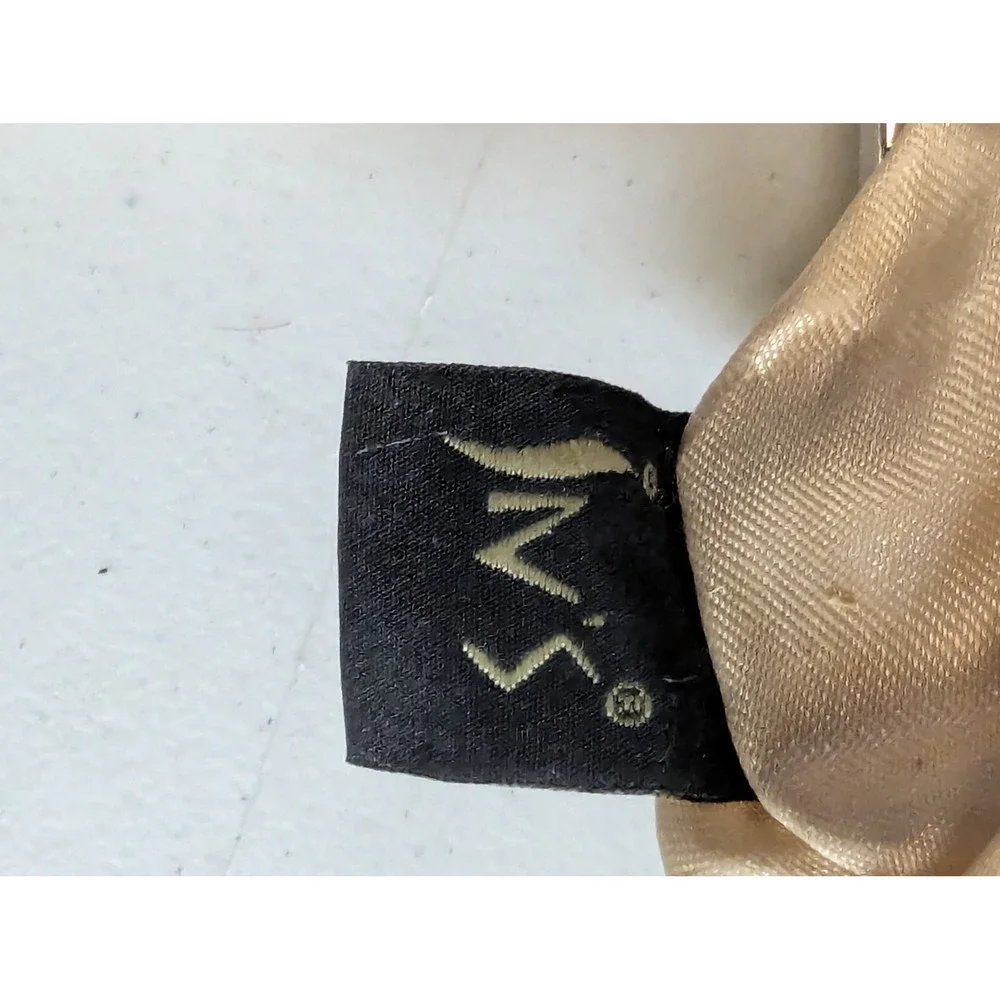 M.S.‎ Collections Beaded Floral Evening Clutch Purse Gold Tone Kiss Lock Frame - Picture 8 of 15